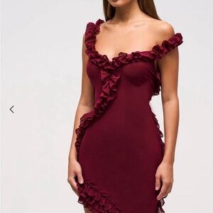 Murci Amani asymmetrical ruffle dress